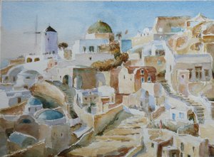 Santorini Oia – Spätnachmittagssonne, 2022