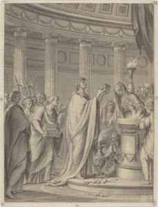 Ein antikes Opfer von Clément Pierre Marillier