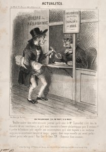 Aktualitäten: Ein Philanthrop à la mode, 1841 von Clémente Pruche