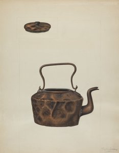 Kupferner Teekessel