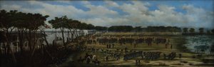 Landung der argentinischen Armee vor den Schützengräben von Curuzú