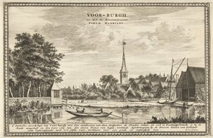 Ansicht von Voorburg von Coenraet Decker
