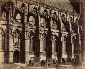 Südseite Beverley Minster, 1860