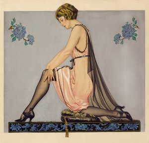 Illustration für die Broschüre der Holeproof Hosiery Company, 1922 von Coles Phillips