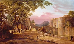 Die Prozession in das Fort von Bharatpur von Colonel Robert Smith