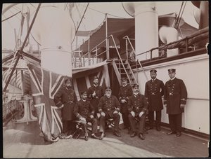 Cunard Line, S.S. "Umbria", ca. 1897 (s/w Foto)
