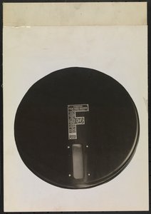 Feaster Film Feed Machine für Phonographenplatten, ausgeschnitten oder maskiert, um einen leeren Hintergrund zu erzeugen