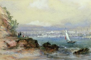 Blick auf den Hafen von Sydney von Conrad Martens