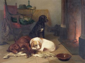 Am Kamin von Conradyn Cunaeus