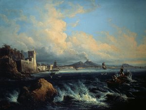 Neapel von Posillipo aus gesehen