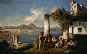 Neapel von Posillipo aus gesehen