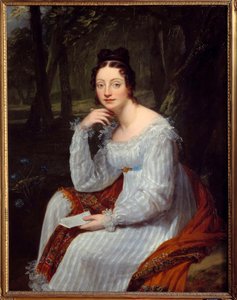 Porträt von Amable Tastu (1798-1885), geborene Sabine Casimire Amable Voiart, französische Schriftstellerin und Librettistin