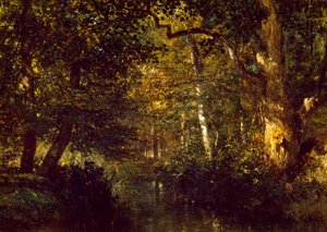Bach im Wald, von Constant Troyon von Constant Emile Troyon