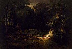 Die Badenden (Lichtung im Wald)