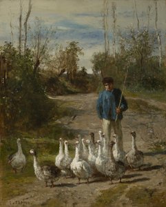 Der Gänsehirt, ca. 1850-55