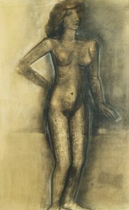 Stehender Akt, ca. 1945