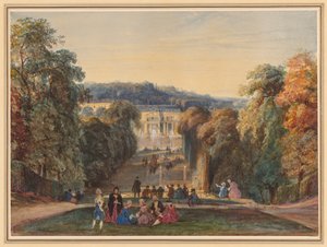 Im Park von Saint Cloud, 1800er Jahre von Constant Troyon