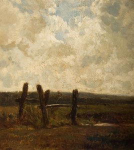 Landschaft mit einer Wiese im Vordergrund, 1830-1865 von Constant Troyon