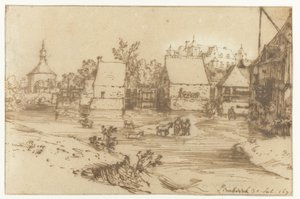 Ansicht von Lembeek von Constantijn Huygens (II)