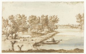 Oude Poll bei Wilp an der IJssel (Aen den Yssel) von Constantijn Huygens (II)