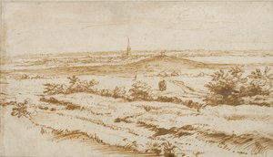 Landschaft bei Appeldoorn, 1680 von Constantijn Huygens