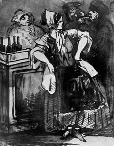 Le Comptoir, 19. Jahrhundert, 1930 von Constantin Guys