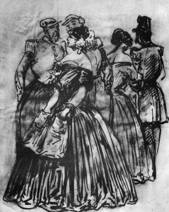 Außer Dienst, 19. Jahrhundert, 1930 von Constantin Guys