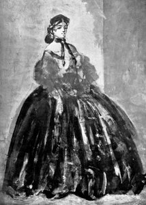 Porträt einer Frau, 19. Jahrhundert, 1930 von Constantin Guys