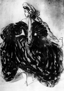 Studie einer Frau von Constantin Guys