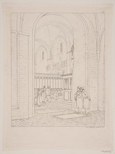 Teil des Chors in der Kirche von Ringsted