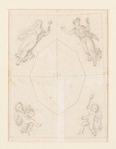 Vorlage für eine Deckenverzierung von Constantin Hansen