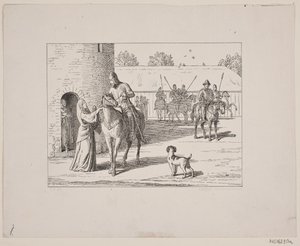 Illustration zu Svend Grundtvig, "Marsk Stig: Dansk Folkevise Fra 13de Aarhundrede", 1861