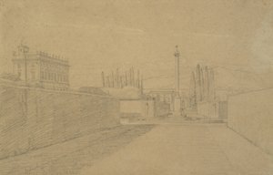 In den Gärten der Villa Albani von Constantin Hansen