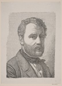 Porträt von Wilhelm Marstrand von Constantin Hansen