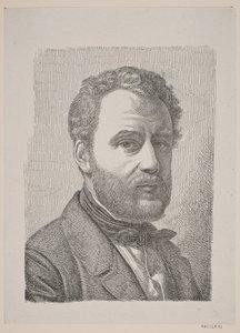 Porträt von Wilhelm Marstrand von Constantin Hansen