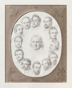Thorvaldsen unter Landsleuten Heiligabend 1841 in Rom von Constantin Hansen