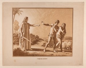Vertreibung aus dem Paradies von Constantin Hansen