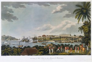 Nordostansicht von Fort Louis (Fort Saint Louis), Martinique, 5. Februar - 22. März von Cooper (after) Willyams