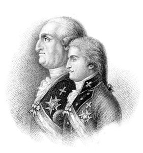 Karl IV., König von Spanien und sein Sohn Ferdinand VII. von Cooper
