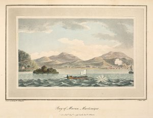 Bucht von Maran, Martinique, Illustration aus 