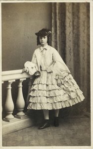 Porträt der Prinzessin Dagmar von Dänemark 1847-1928, 1860