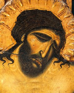 Gesicht des leidenden Jesus (Detail) von Coppo di Marcovaldo