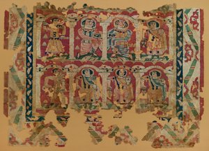 Textilfragmente in Gobelinweberei, 6. - 8. Jahrhundert von Coptic Coptic