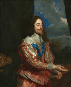 Porträt von Charles I (1600-1649) von Copy after Anthony van Dyck