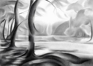 Mystische Waldreflexion