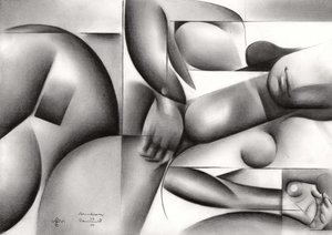 Sinnliche Geometrische Figur von Corné Akkers