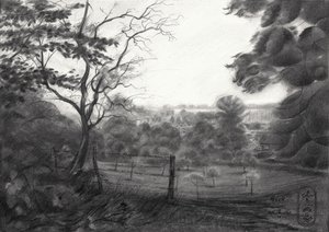 Serene Tal Landschaft von Corné Akkers