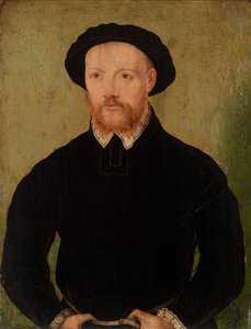 Mann mit rotem Bart