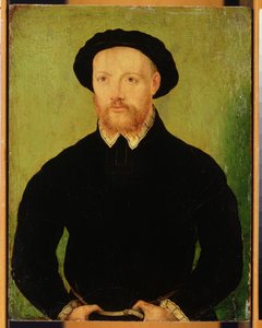 Mann mit rotem Bart
