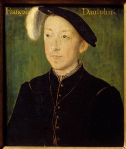 Porträt von Charles von Frankreich, Herzog von Orleans, Holzgemälde von Corneille De Lyon, 16. Jahrhundert, Bayonne, Musee Bonnat von Corneille de Lyon